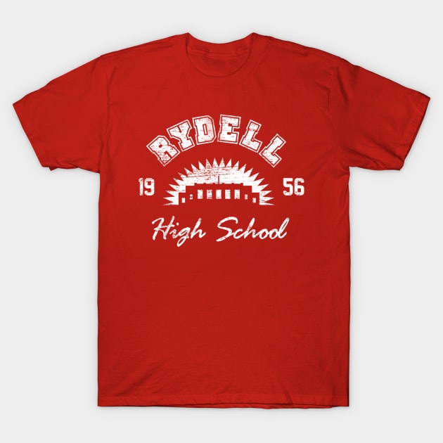 Rydell High School (worn look) T-Shirt by MoviTees.com